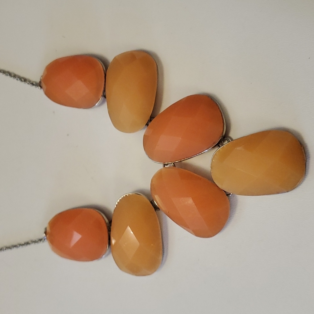 Orange Statement Necklace